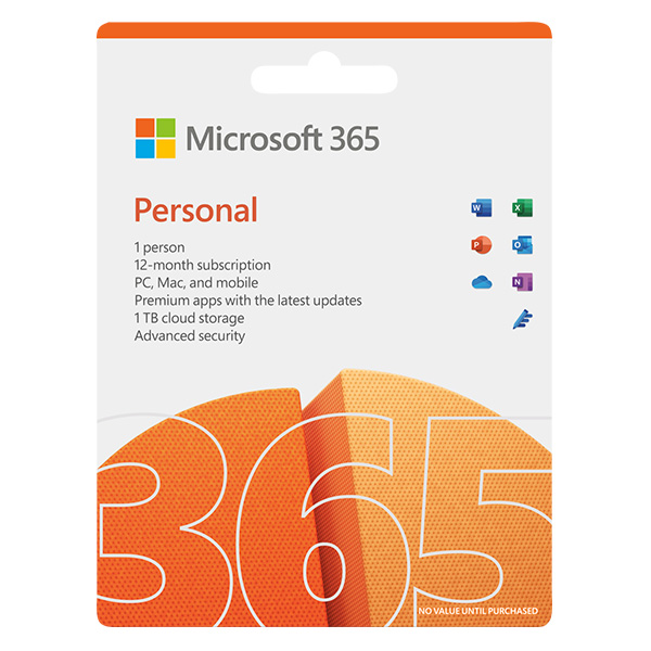 Microsoft M365 Personal English APAC EM Subscr 1YR Medialess P8 (QQ2-01398)